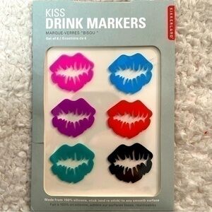 Kikkerland “Kiss” Drink Markers